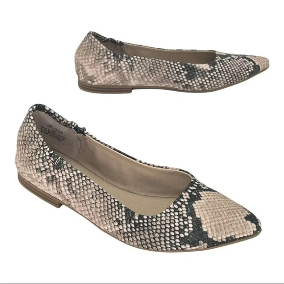 Sun + Stone Jilly Snake Print Womens Flat Loafers - Picture 10 of 12